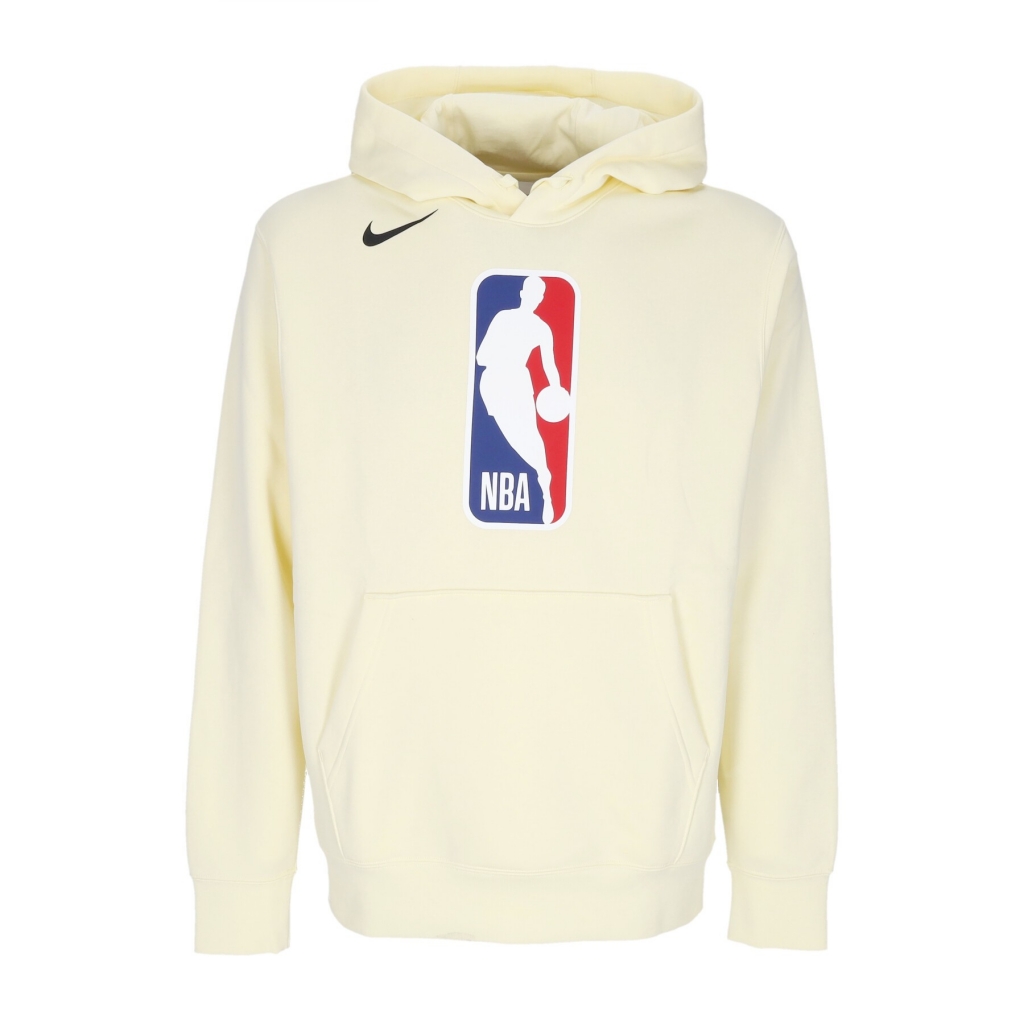 felpa cappuccio uomo nba team 31 club hoodie ALABASTER