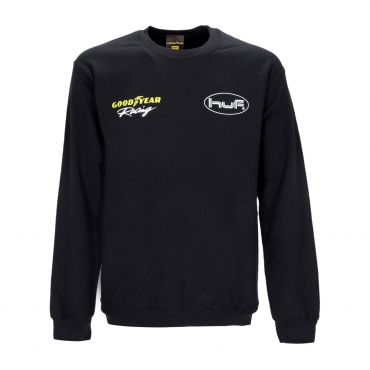 felpa girocollo uomo f1 crewneck x goodyear BLACK