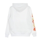 felpa cappuccio uomo flame hoody x hot wheels WHITE