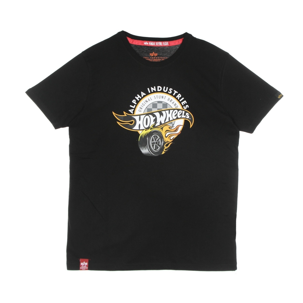 maglietta uomo hot wheels alpha tee BLACK