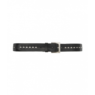 Belt with rivets nero