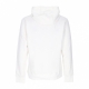 felpa cappuccio uomo club hoodie pullover basketball SAIL/SAIL/WHITE