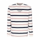 maglietta manica lunga uomo regular stripe l/s tee WHITE/MULTI