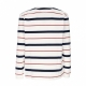 maglietta manica lunga uomo regular stripe l/s tee WHITE/MULTI