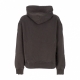 felpa cappuccio donna w cornell 30 hoodie OFF BLACK