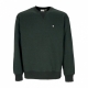 felpa girocollo uomo cornell heavy crewneck DARK GREEN