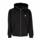 felpa cappuccio zip uomo rain cornell FLINT BLACK