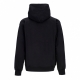 felpa cappuccio uomo outlined hoodie BLACK/GREEN