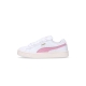 scarpa bassa donna suede xl lth w WHITE/PINK LILAC