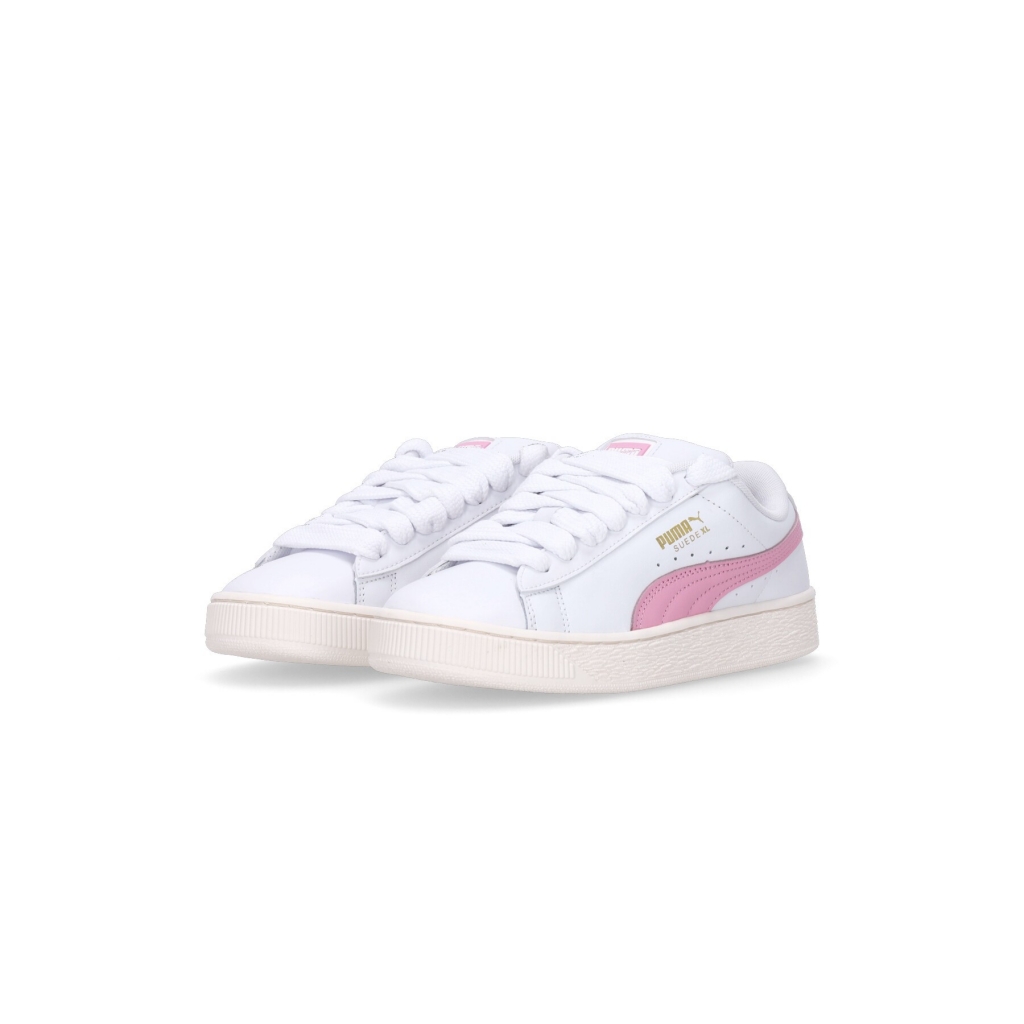 scarpa bassa donna suede xl lth w WHITE/PINK LILAC