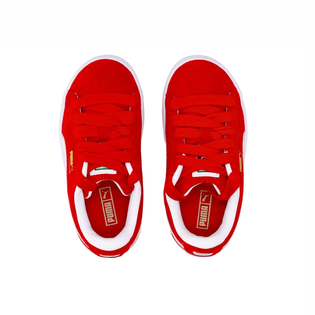 scarpa bassa ragazzo suede xl ps RED/WHITE