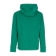 felpa cappuccio uomo club hoodie pullover basketball MALACHITE/MALACHITE/WHITE