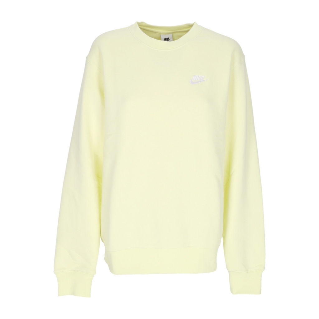 felpa girocollo uomo club crew bb LUMINOUS GREEN/WHITE