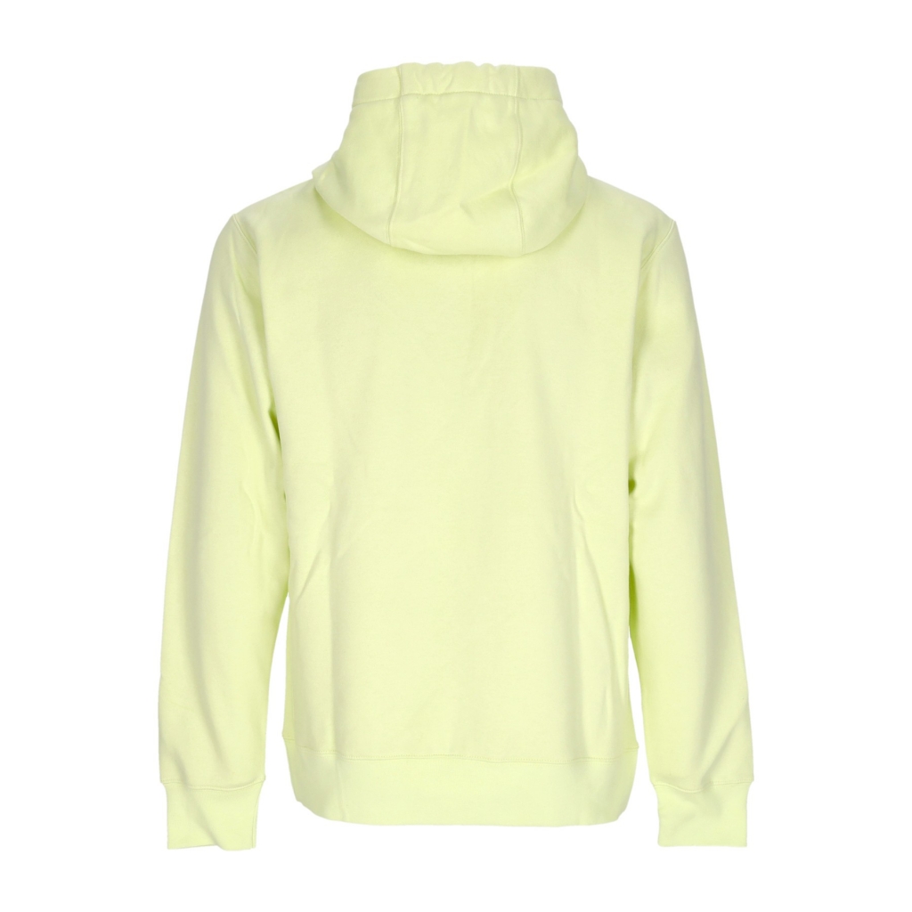 felpa cappuccio uomo club hoodie pullover basketball LUMINOUS GREEN/LUMINOUS GREEN/WHITE