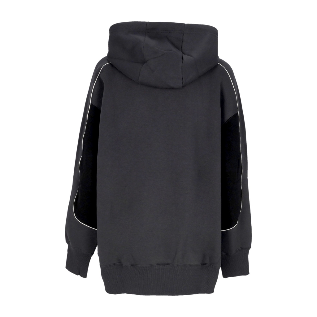 felpa cappuccio donna w sportswear swoosh oversize hoodie ANTHRACITE/BLACK/WHITE