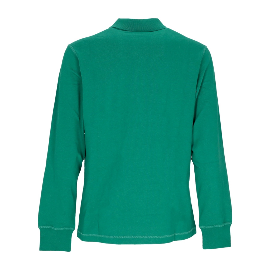 polo manica lunga uomo club l/s tee MALACHITE/WHITE