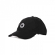 cappellino visiera curva uomo logo dad hat BLACK