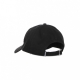 cappellino visiera curva uomo logo dad hat BLACK