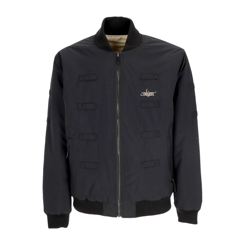 giubbotto bomber uomo reversible bomber x luca barcellona BLACK