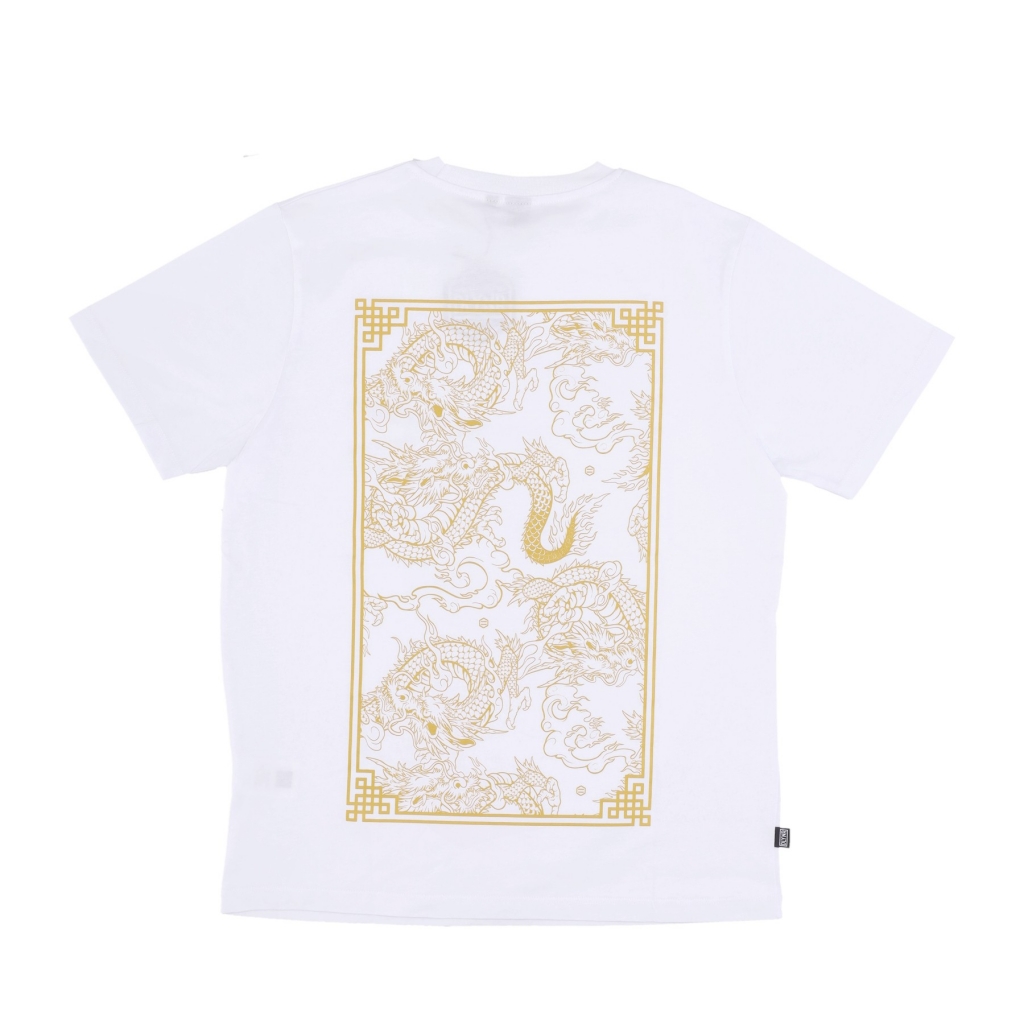 maglietta uomo chinese dragon tee WHITE