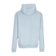 felpa cappuccio uomo essential hoodie LIGHT BLUE