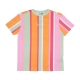 maglietta donna w os stripe tee ORANGE/LIGHT MINT/LIGHT ROSE