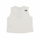 canotta donna w essentials relaxed simple dome tank WHITE DUNE