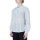 Camicia ScotchSoda Donna Pin Tuck Yoke 6867 SHIRT BLUE