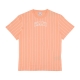 maglietta uomo serif pinstripe tee APRICOT/WHITE