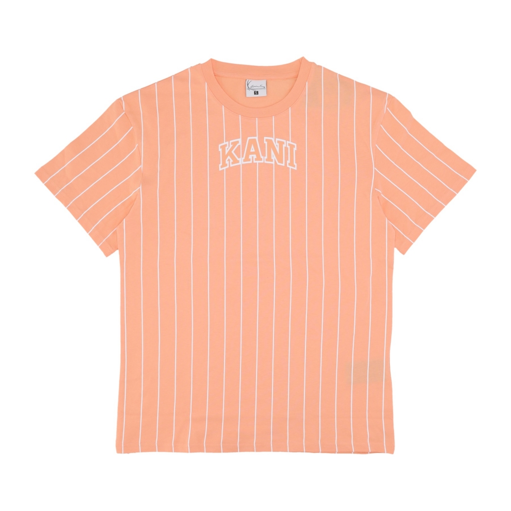 maglietta uomo serif pinstripe tee APRICOT/WHITE