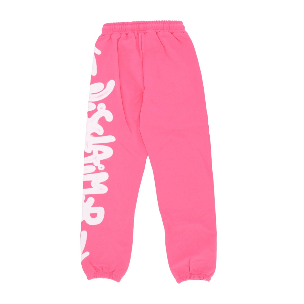 pantalone tuta leggero donna w side logo pant FLUO FUCSIA/ST WHITE