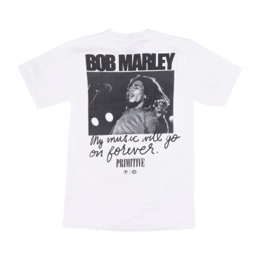 maglietta uomo forever tee x bob marley WHITE