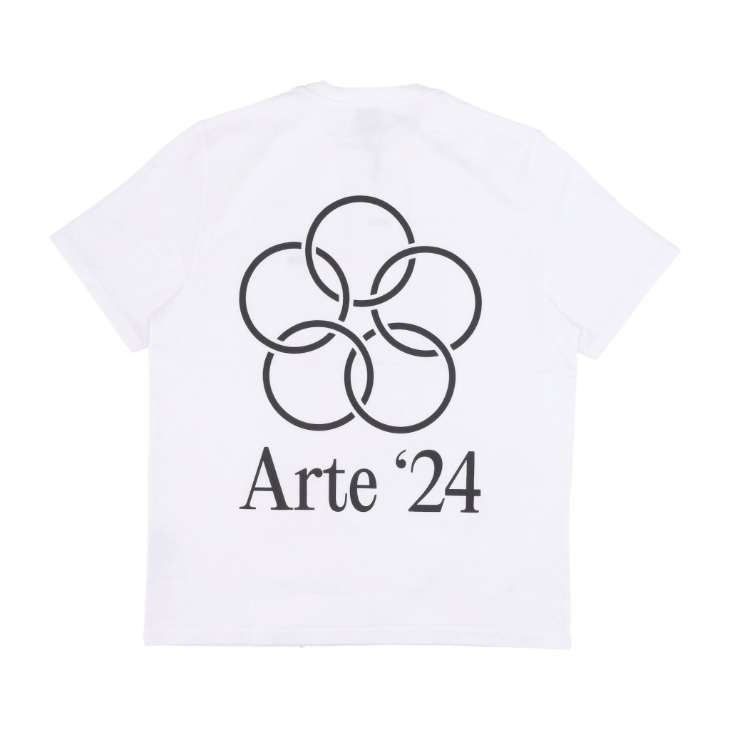 maglietta uomo teo back rings tee WHITE