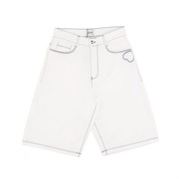 pantalone corto uomo silvain heart detail shorts WHITE