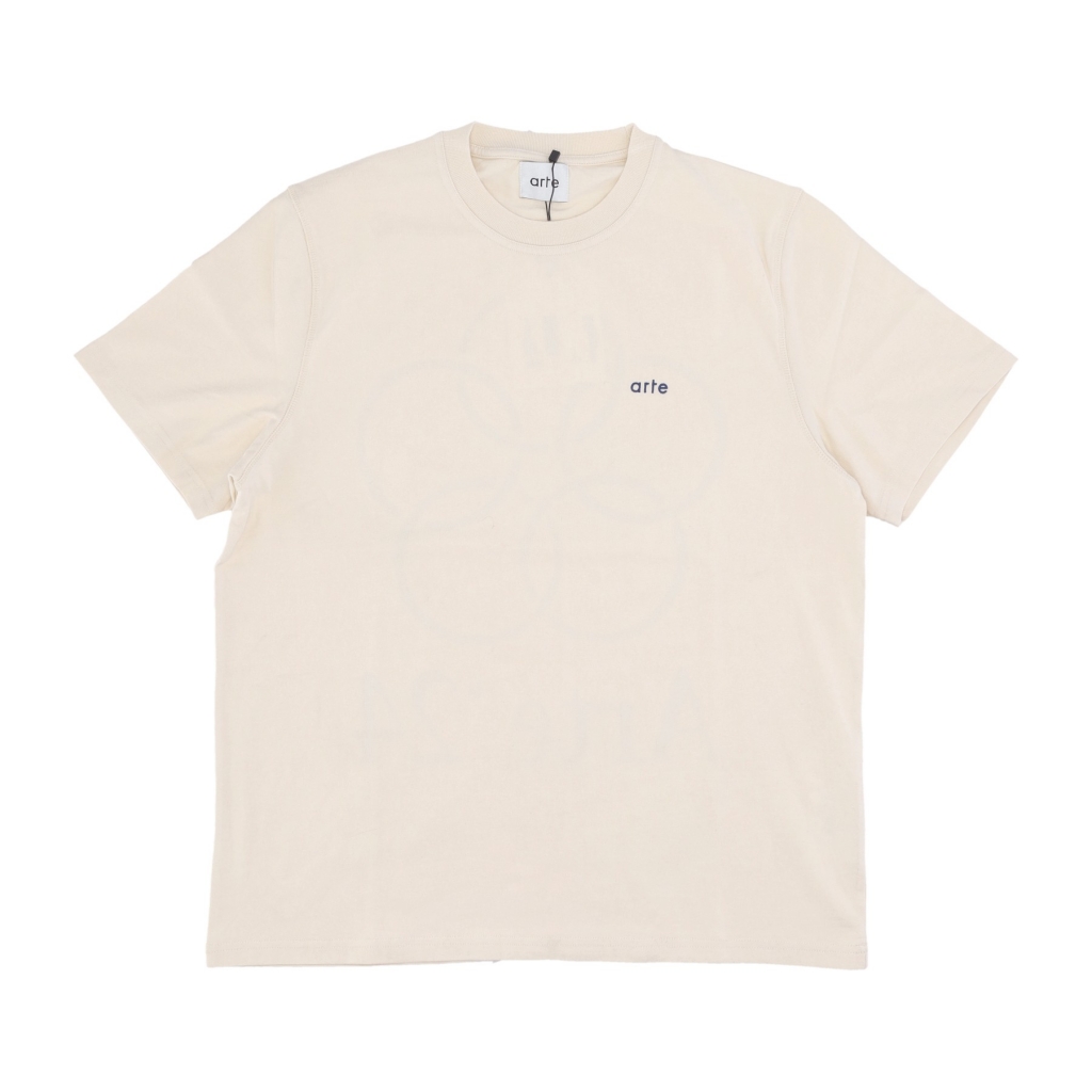 maglietta uomo teo back rings tee CREAM