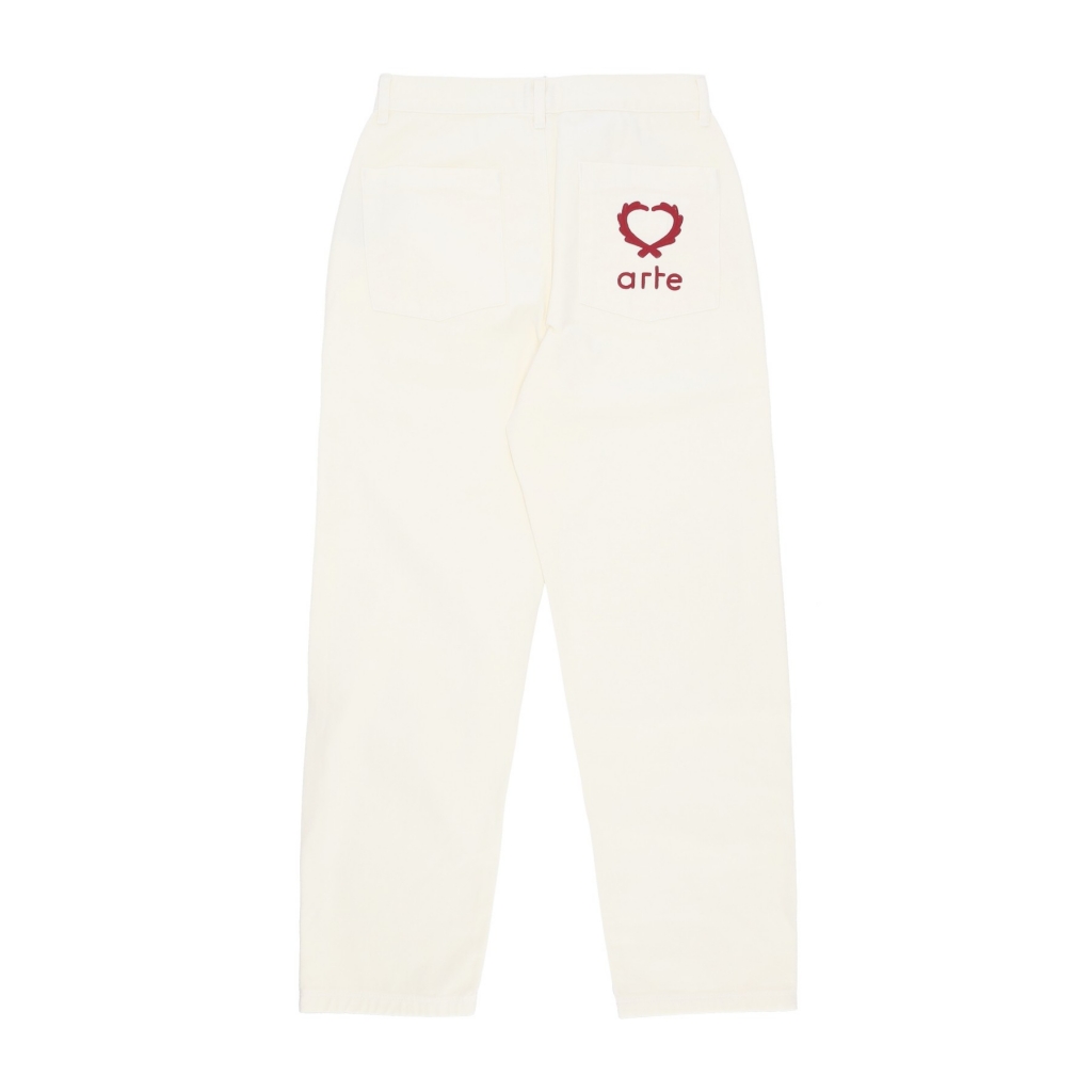 pantalone lungo uomo poage back heart pants CREAM