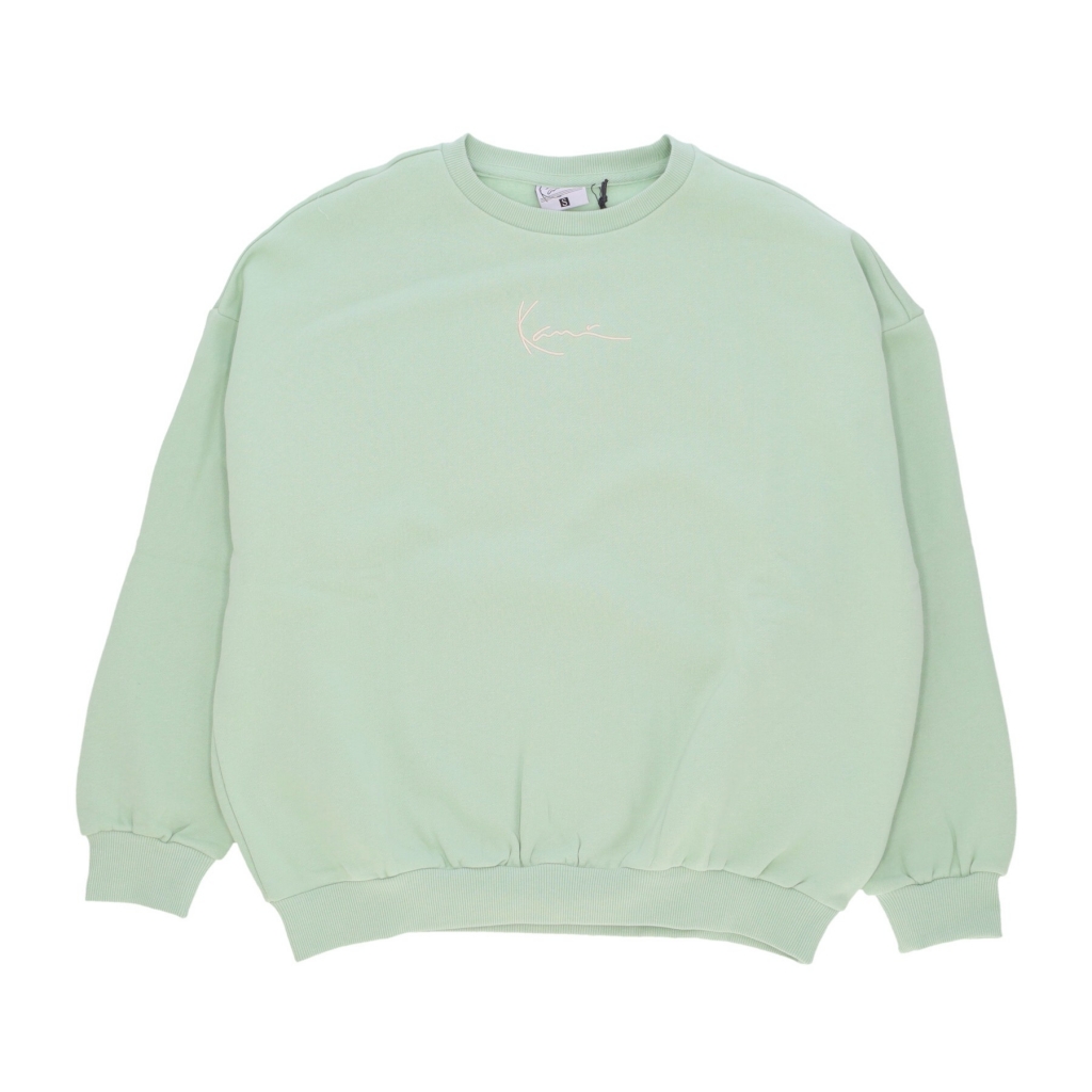 felpa girocollo donna w diner crew LIGHT MINT