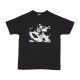 maglietta uomo rising tee x gundam BLACK