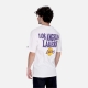 maglietta uomo nba script oversize tee loslak WHITE/TRUE PURPLE