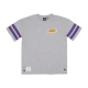 maglietta uomo nba arch graphic oversize tee loslak HEATHER GREY/TRUE PURPLE