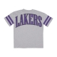 maglietta uomo nba arch graphic oversize tee loslak HEATHER GREY/TRUE PURPLE