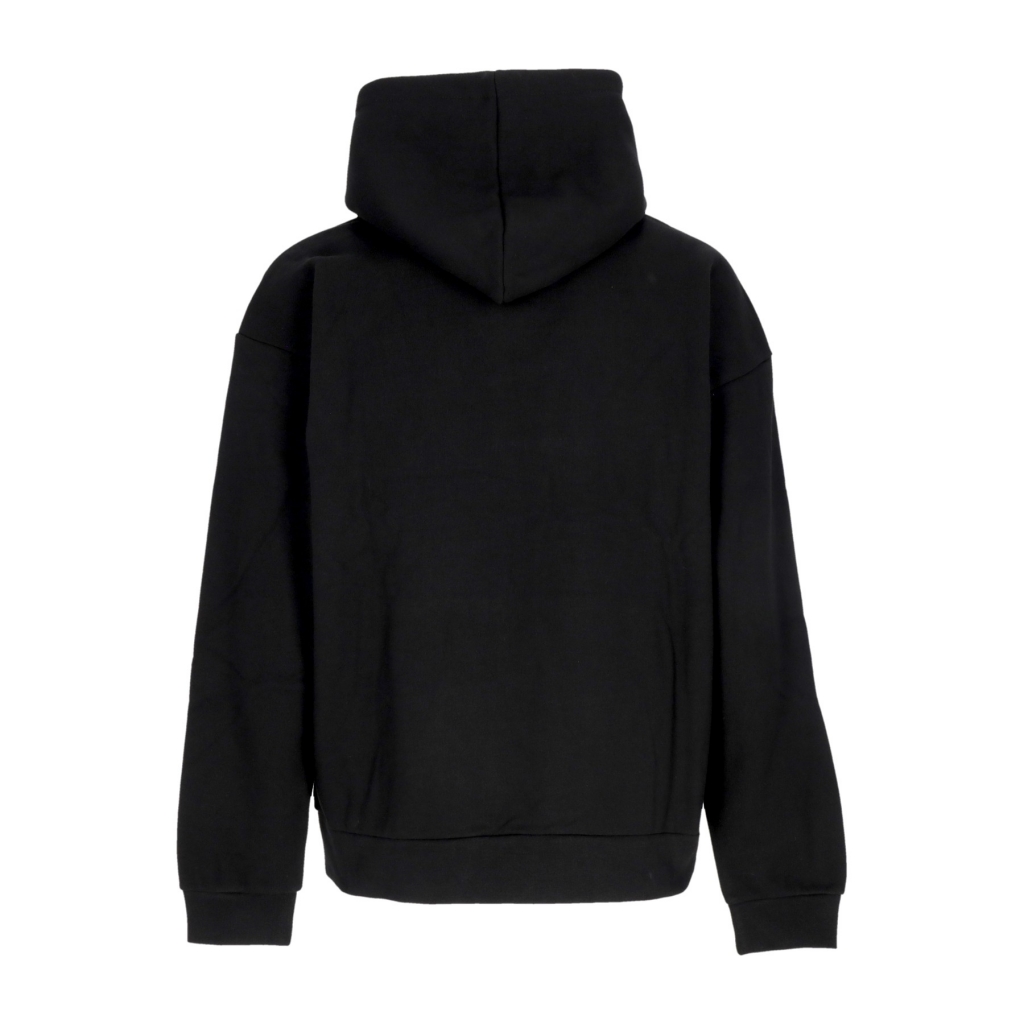 felpa cappuccio uomo icon extra heavy hoodie ii fleece BLACK