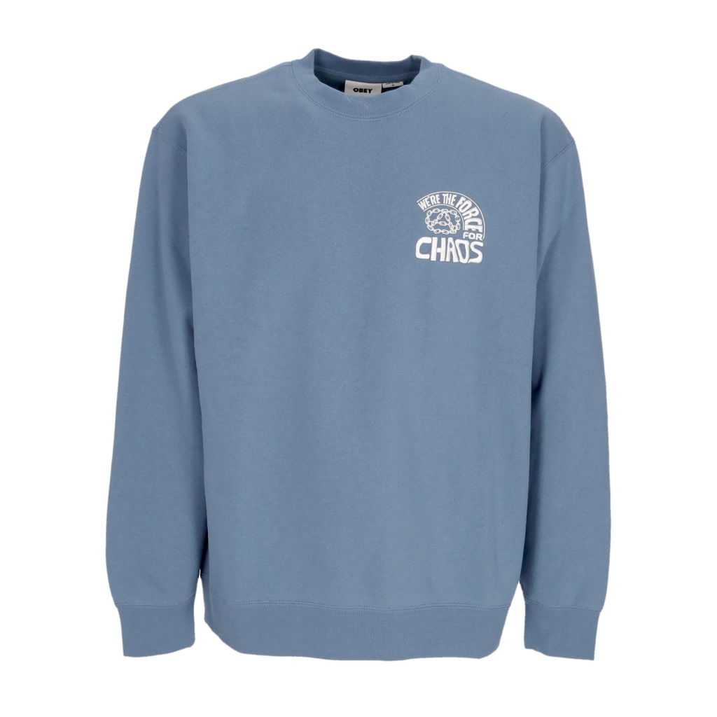 felpa girocollo uomo peace program crew fleece CORONET BLUE