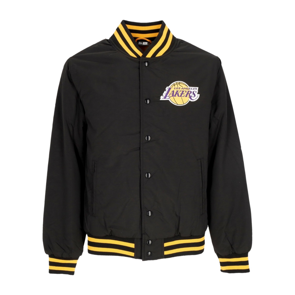 giubbotto bomber uomo nba script bomber jacket loslak BLACK/AUTHENTIC GOLD