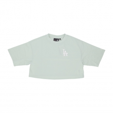 maglietta corta donna mlb lifestyle crop tee losdod MINT/WHITE