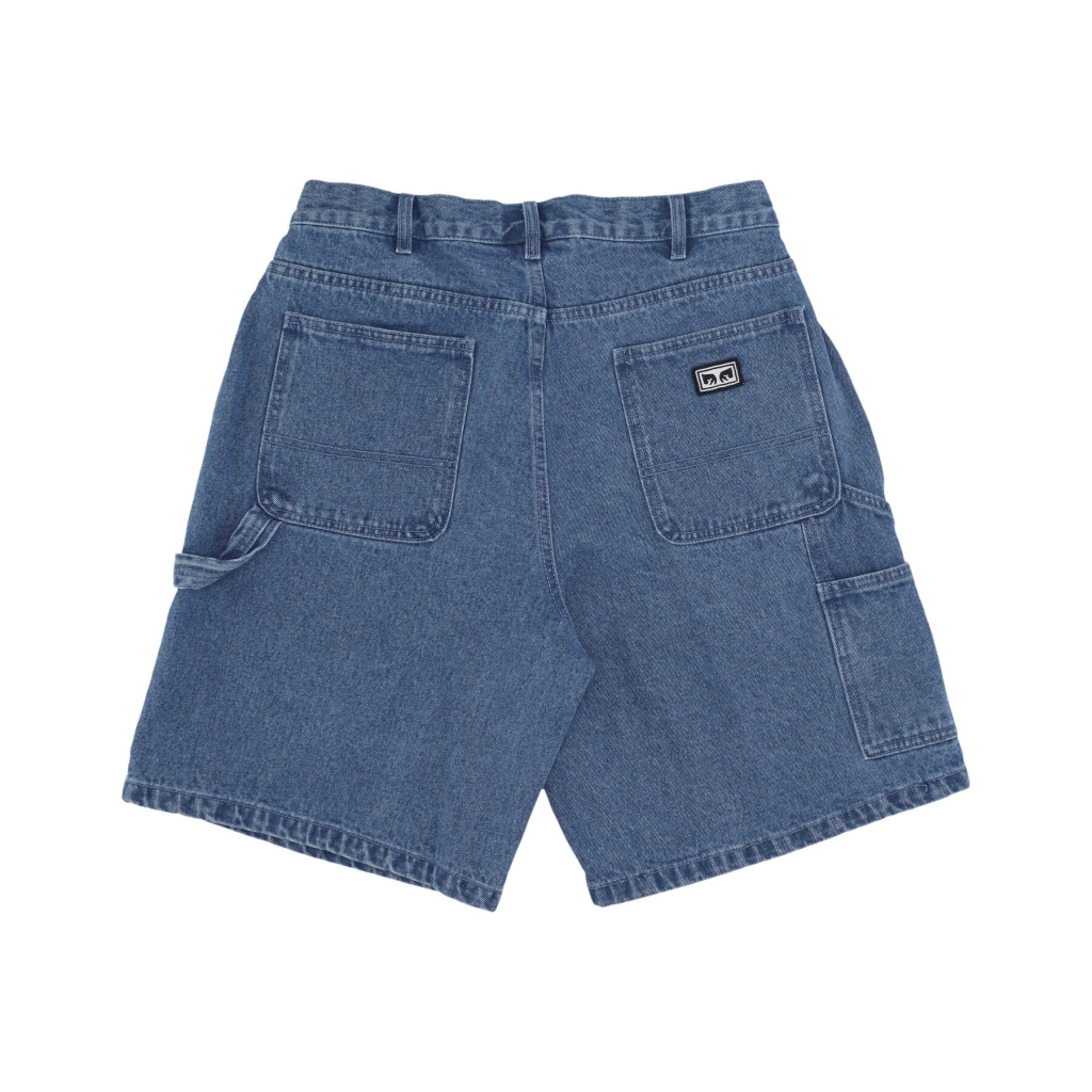 jeans corto uomo bigwig denim carpenter short LIGHT INDIGO