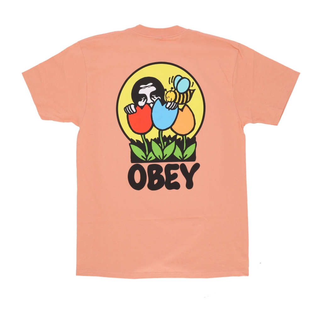 maglietta uomo obey was here classic tee CITRUS