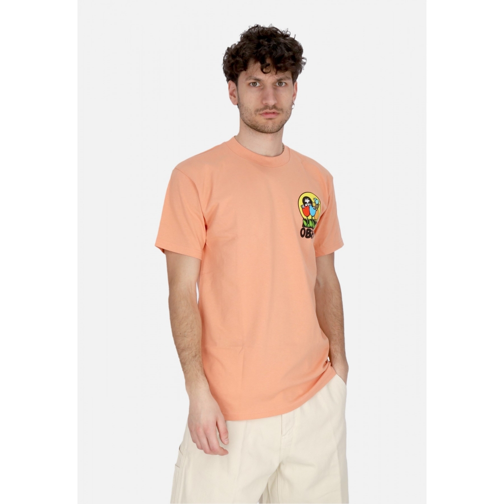 maglietta uomo obey was here classic tee CITRUS