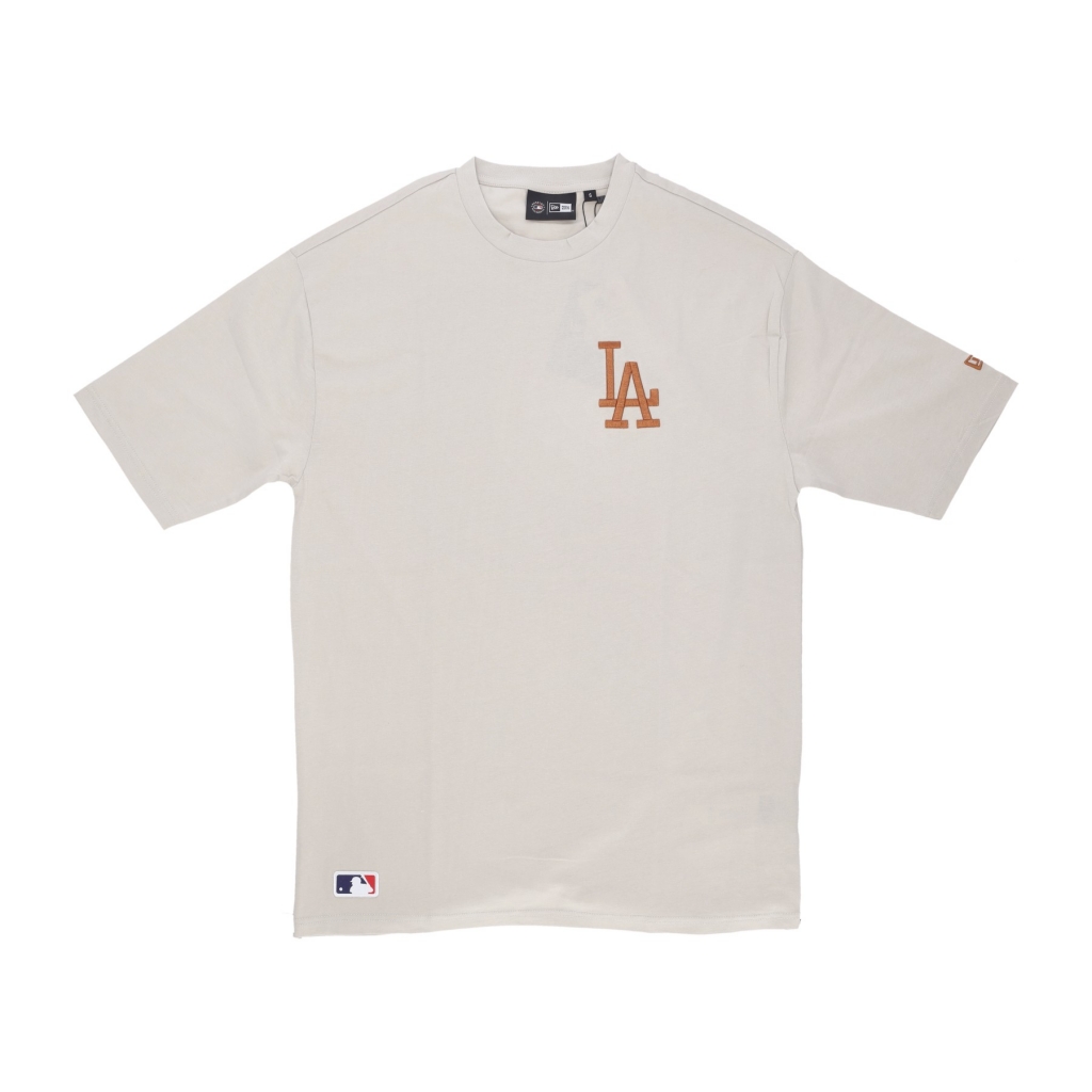 maglietta uomo mlb league essentials lc oversize tee losdod STONE/EARTH BROWN