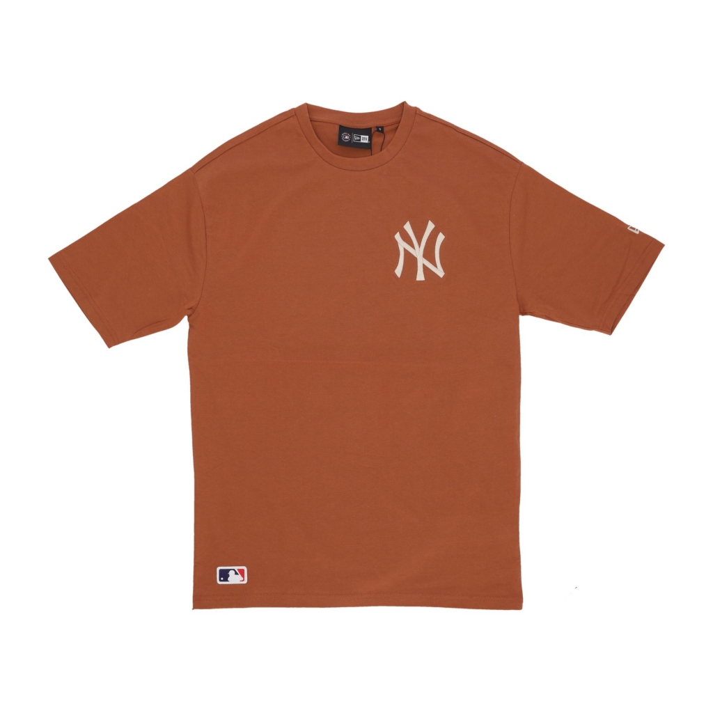 maglietta uomo mlb league essentials lc oversize tee neyyan EARTH BROWN/STONE